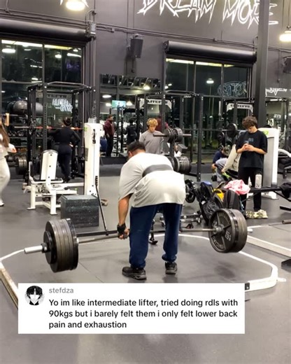 𝐌𝐀𝐑𝐂 𝐂𝐑𝐔𝐙 | 𝐅𝐈𝐓𝐍𝐄𝐒𝐒 𝐂𝐎𝐀𝐂𝐇 🇵🇭 on Instagram: "If you’re doing an RDL, and all you feel is lower back pain… Lower the weight. As you’re unable to keep that tight posture to brace and keep everything together. Then odds are you’re just trying to move the weight by any means necessary. I workout super early because I hate being around loads of people. I get 7 hours of sleep, and that’s fine. I use “Activity Tracker” to track my steps. My pronouns are Meat/Head. l eat a 250 calor