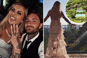Inside Jamie Genevieve's luxury outdoor wedding ceremony in Tuscany