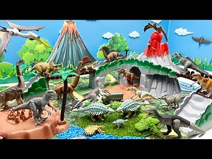 Dinosaur Volcano Adventure - Dino Names And Sound! T-Rex 화산섬 공룡 모험 티렉스