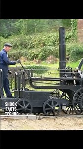 The first locomotive looked like this #technology #innovation #short