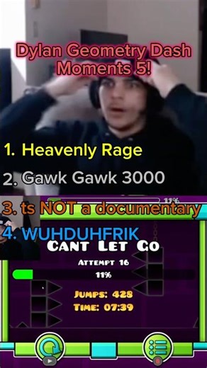 Funniest Geometry Dash Moments 5! #geometrydash #funny