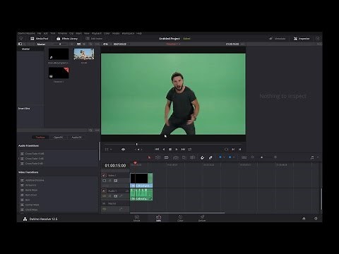 How to do Green Screen in Davinci Resolve