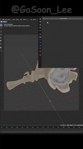 How to make outline in blender #blender #tutorial