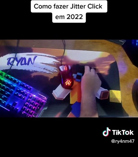 tutorial avançado #minecraft #jitterclick #fy