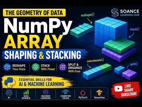 The Geometry of Data: NumPy Array Shaping & Stacking