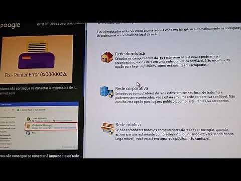 O Windows não pode se conectar a impressora erro 0x00000052e (SOLUÇÃO E SIMPLES DEFINITIVA)