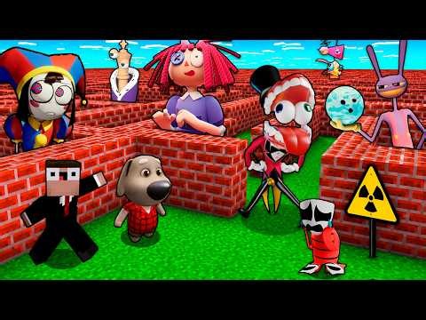 EPIC MAZE of THE AMAZING DIGITAL CIRCUS | Pomni | Jax | Ragatha | Zooble | Caine in Minecraft