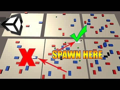 Рандомный спавн объектов на плоскости / RandomSpawn /Unity