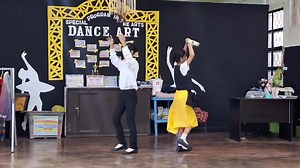 3.3K views · 108 reactions | "TARANTELLA" is a couple folk dance of Italy characterized by light, quick steps and teasing, flirtatious behaviour between partners; women dancers frequently carry tambourines. Here are the performances of my G9 Dance Art learners of the Tarantella dance. Also available at YouTube https://youtu.be/iKjwYykDT1s?si=JdoK8kXG8ba-ySeh | Cher Eugene | Facebook