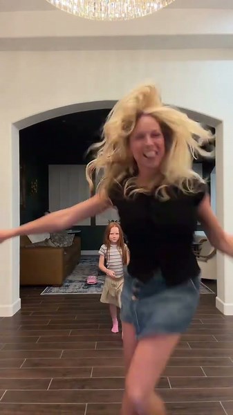 We never take life to seriously 🫶 @berklie weaver #momof3 #girlmom #dance