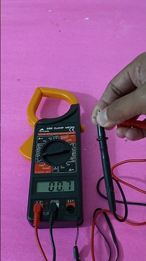 How to use digital clamp meter | buzzer testing | ac current clamp meter
