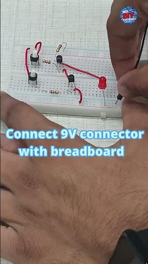 How To Make NAND Gate Using Transistors And Resistors With Breadboard Project For Students