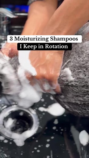 📩 If Your Hair’s DRY … You Need These Moisturizing Shampoos ↴ If you’ve been tuned in, then you already know the difference between moisture and hydration. 💧 Hydrating shampoos pull water into the hair. 🧴 Moisturizing shampoos seal that water in with emollients, oils, and butters — giving you that silky, cushiony feel your hair loves. These are a few of my go-to’s when I want to replenish softness and flexibility: ✨ Matrix Food for Soft – great for dry, brittle strands that need softness with