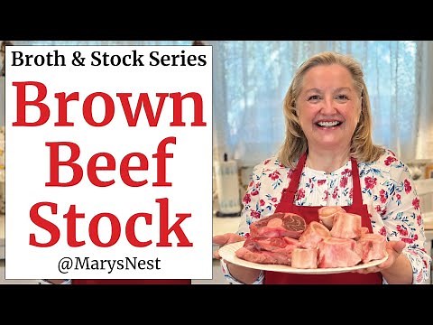 How to Make a Brown Beef Stock from Scratch (Easier than Escoffier's Technique)