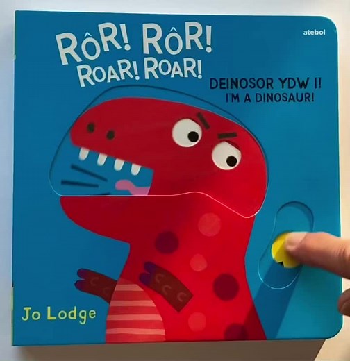 Roar I'm a Dinosaur Novelty Moving Board Book