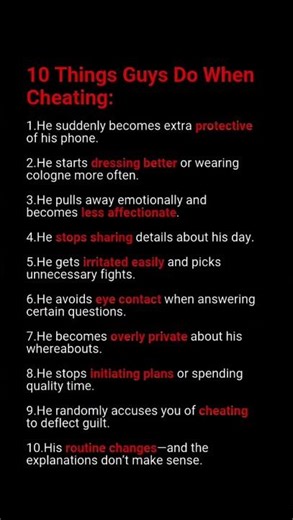 Signs He Is Cheating | Male Psychology & Relationship Facts