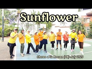 Sunflower - Line Dance (Choreo : Pia Rossen ‪@piarossen2922‬ (DK)💞