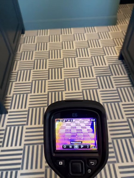 Ufh Commissioning and Testing with FLIR E6