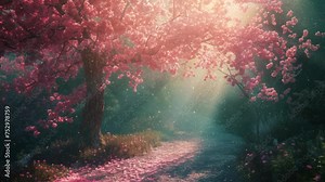 Spring Symphony: Cherry Blossoms in a Sunlit Orchard - Pollen Season: Cherry Blossoms and Allergy Awareness