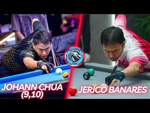 FULL MACTH | JOHANN CHUA (9,10) VS JERICO BANARES | BILLIARDS RACE 18