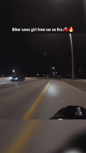 Intense Car Fire with Emergency Response