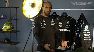 "I think this one weighs 700 or 800 grams" ⚖️ Lewis Hamilton gives us an insight into what's required for a race suit...🤔 The FULL video is available to watch on our Sky Sports F1 YouTube channel now! | Sky Sports F1