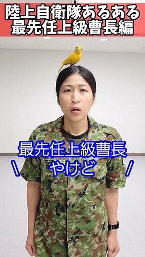 【陸上自衛隊あるある】最先任上級曹長編 最先任上級「曹長」なのに准尉 ＃Shorts