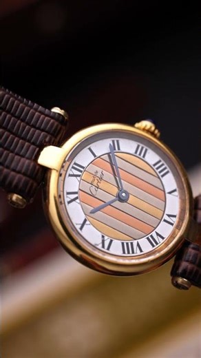 Must de Cartier — where classic Roman numerals meet daring design. Pure Cartier attitude.