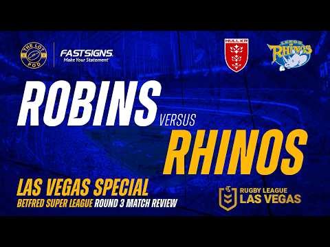 Lot Pod Las Vegas Special Robins V Rhinos Match Review