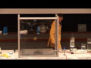 Fire and Flame 08 - Iron Wool in Liquid oxygen