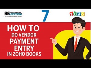 How to do Vendor Payment Entry in ZOHO Books ? | H K SOFTWARE