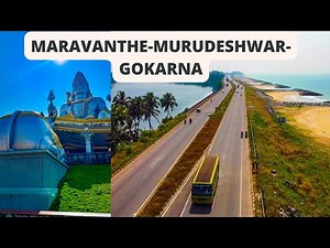 Coastal Karnataka road trip itinerary| Maravanthe beach | Murudeshwar | Gokarna beaches | Om beach