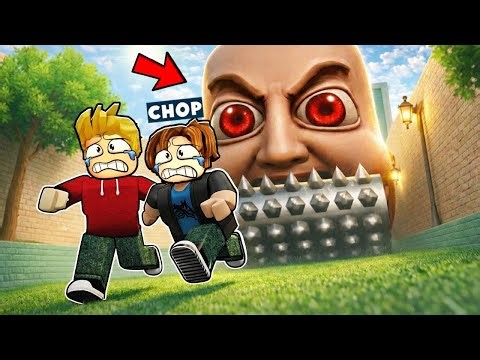 ROBLOX CHOP AND I RUNNING FOR YOUR LIFE IN DON'T GET SHREDDED CHALLENGE