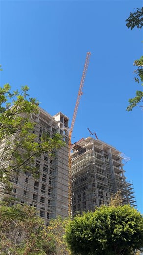 Buildings, Crane, Engineer. Free Stock Video