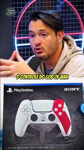 The God of War controller worth R$10,000 😱 #godofwar #playstation #ps5 #flowgames #games
