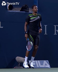 744K views · 2.7K reactions | The fine line between genius and madness 﫠 Rewind to when Monfils tried out a wild new return technique... | Tennis TV | Facebook