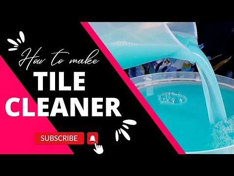 RECIPE DAY!|HOW TO MAKE A SIMPLE TILE CLEANER AT HOME WITH 3 INGREDIENTS ONLY.
