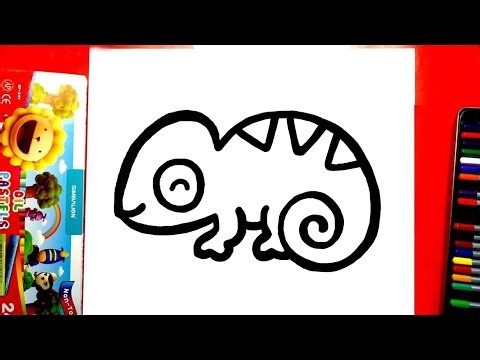 How to Draw a GECKO Easy Step by Step