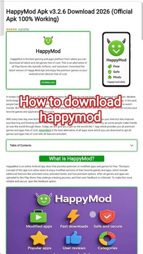 how to download happymod