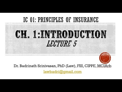 Lecture 5: Benefits of Insurance