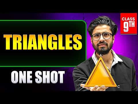 Triangles Class 9 in ONE SHOT🔥 || Chapter 7 Maths || Ritik Mishra