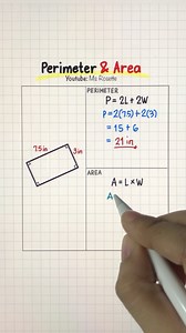 Why Area and Perimeter Are NOT the Same | Math Love