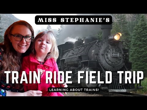 Train Ride Virtual Field Trip, Let's Learn About Trains for Preschool, Elementary, Homeschool Kids