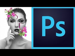 How to Put Flowers On a Face Fast Photoshop Tutorial - Flower Face Effect