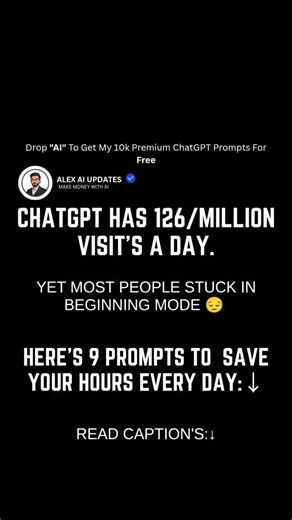 𝗦𝗧𝗘𝗔𝗟 𝗙𝗥𝗢𝗠 𝗧𝗛𝗜𝗦:👇 1. Expert Help on Demand: “Act like a top [industry] expert. Break down [my situation/problem] and give me a strategic plan using advanced methods.” Add why this works and give me the next 3 moves I should take right now. 2. Reverse Engineer Results: “How did [person/company] achieve [specific result]?” Give me a step-by-step breakdown I can apply—even if I’m just starting out. 3. Instant Research Assistant: “Find the most trusted sources on [topic] and summarize 