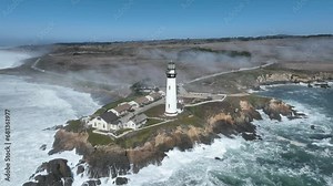 Lighthouse At Pescadero California United States. Lighthouse Pescadero California. Holiday Skyline Beach Sand Amazing. Holiday Sea Beach Sand Edge Shore. Holiday Amazing Cinematic Scenics Nature.