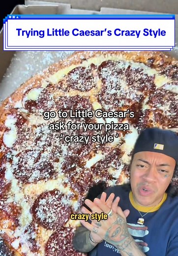 Trying Little Caesars Crazy Style Pizza Review