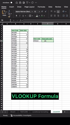 MacExcelLab on Instagram: "Still copying data manually in Excel? 😩 Stop wasting time. 👉 Watch till the end to see the magic 👉 Save this Reel for later 👉 Follow for more Excel on Mac tips =VLOOKUP(lookup_value, table_array, col_index, FALSE) #ExcelTips #ExcelHacks #excelformac #officeproductivity #macusers"