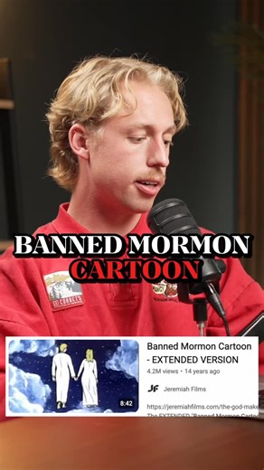 All Those In Favor on Instagram: "@catholictalkshow recently reacted to the “Banned Mormon Cartoon,” mistakenly assuming it was actually a banned Mormon cartoon, rather than a wack video made by evangelicals. Tag them in the comments we would love to talk with them about what we actually believe. #christian #mormon #catholic"