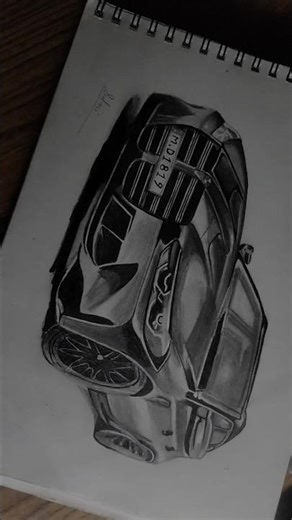 “Sketching the Power of BMW in Silence 🚗✨ | Realistic Car Sketch | Art Shorts” #drawing #bmwshort